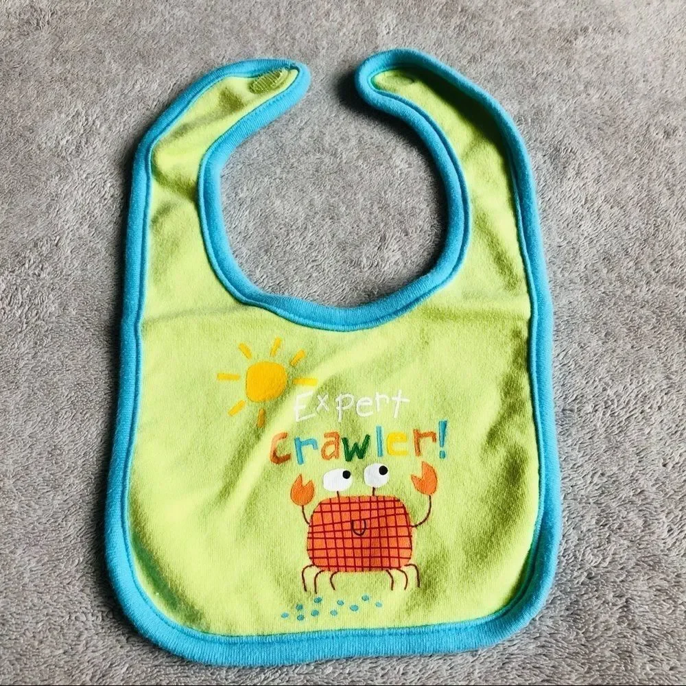 Jumping Beans Expert Crawler Baby Bib